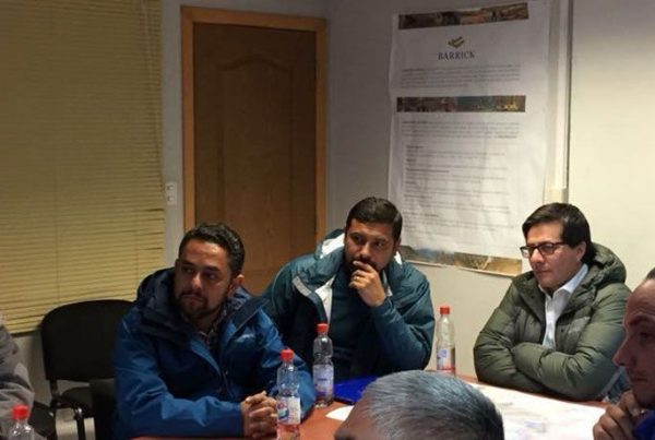 Ministros del 1TA inician visita inspectiva a faena de Pascua Lama