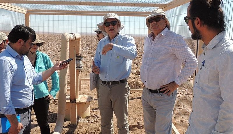Ministros en Ciencias realizan inspección a Puquios del Salar de Llamara