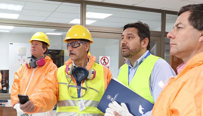 1TA realiza diligencia al interior del puerto en el marco de la reclamación por galpón