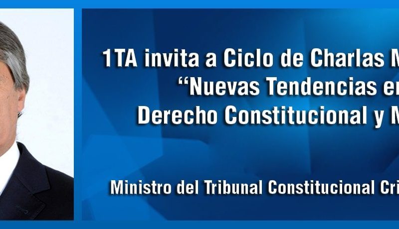Ministro del Tribunal Constitucional Cristian Letelier