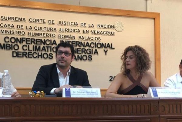 Ministro Cristián Delpiano participa como expositor en la I Conferencia Internacional de Cambio Climático, Energía y Derechos Humanos desarrollada en México