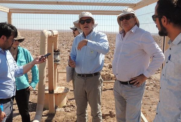 Ministros en Ciencias realizan inspección a Puquios del Salar de Llamara