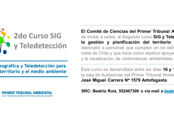 2ª Jornada Capacitación "Manejo de Sistemas de Información Geográfica