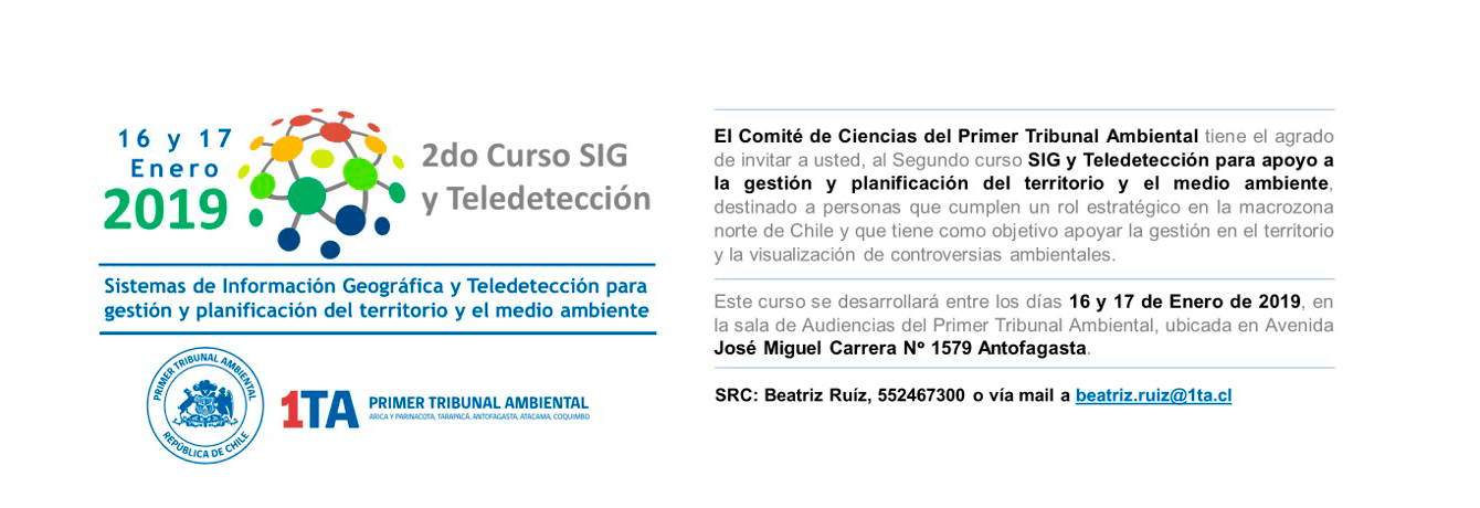 2ª Jornada Capacitación "Manejo de Sistemas de Información Geográfica