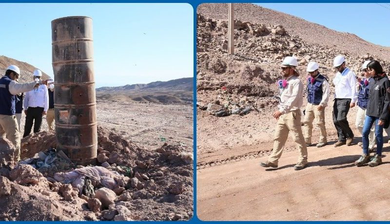1TA realiza diligencia al interior del Relleno Sanitario El Boro en la comuna de Alto Hospicio