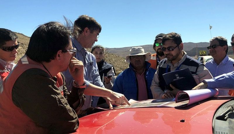 Ministro y equipo técnico del Primer Tribunal Ambiental inspecciona zona de influencia del Proyecto Desarrollo Mantoverde