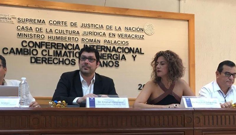 Ministro Cristián Delpiano participa como expositor en la I Conferencia Internacional de Cambio Climático, Energía y Derechos Humanos desarrollada en México
