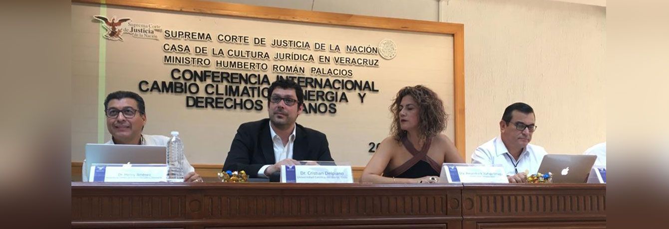 Ministro Cristián Delpiano participa como expositor en la I Conferencia Internacional de Cambio Climático, Energía y Derechos Humanos desarrollada en México