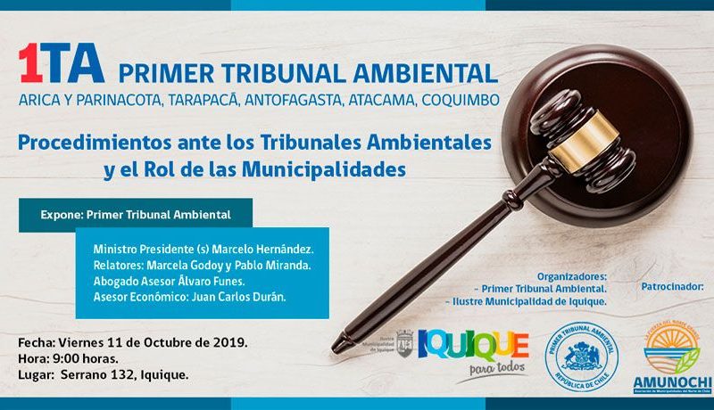 Municipios de Región de Tarapacá se capacitarán en Justicia Ambiental