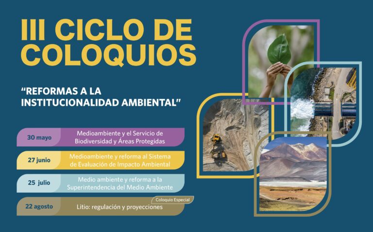 Primer Tribunal Ambiental presenta su III Ciclo de Coloquios