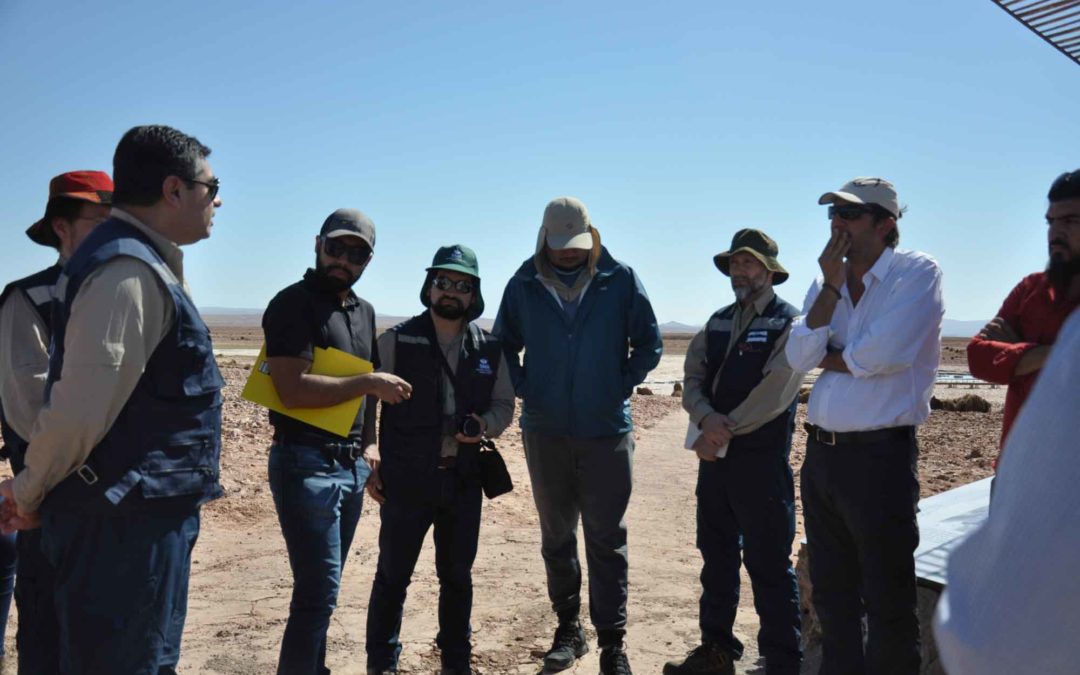 Visita inspectiva a las instalaciones del proyecto Pampa Hermosa y el Salar de Llamara