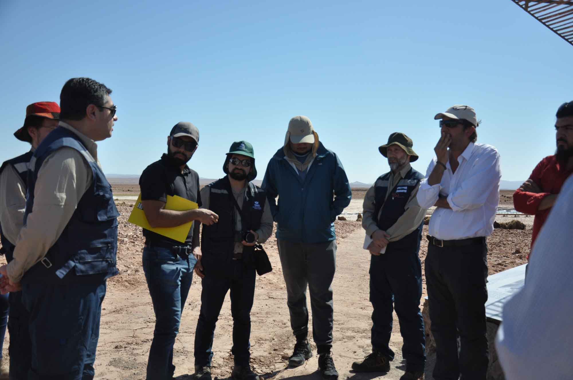 Visita inspectiva a las instalaciones del proyecto Pampa Hermosa y el ...