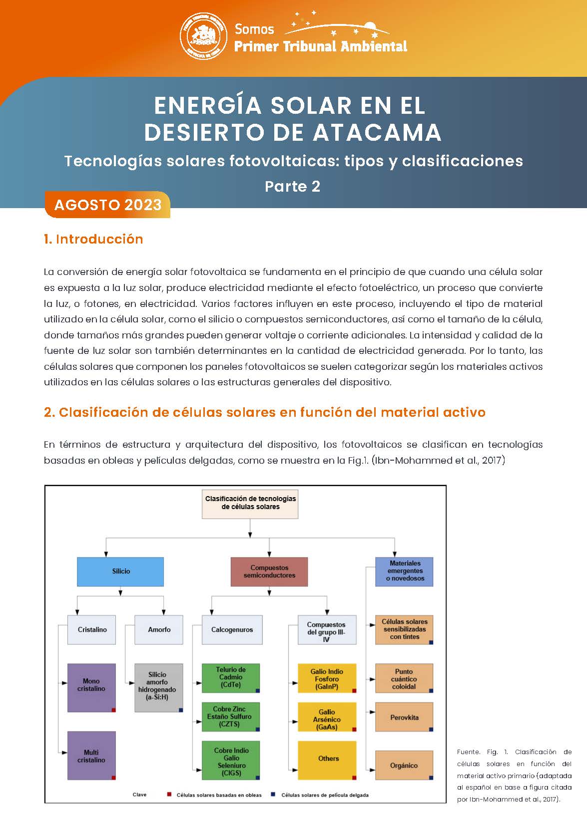 Energía solar en el Desierto de Atacama – agosto 2023