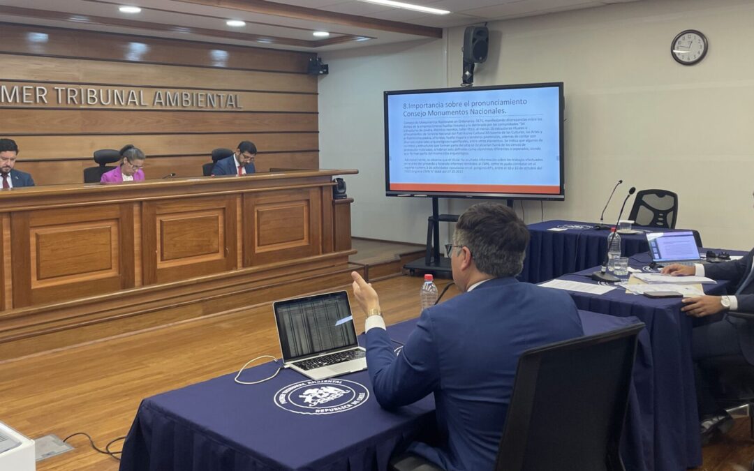 Primer Tribunal Ambiental realizó la audiencia de conciliación, prueba y alegaciones finales en la demanda por supuesto daño ambiental patrimonial, generado en el marco de la construcción del proyecto “Parque Eólico Ckhúri” (ex Ckani), en Calama