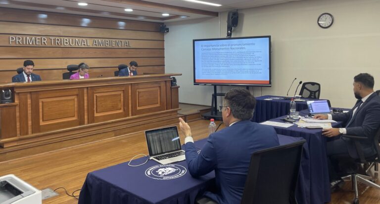 Primer Tribunal Ambiental realizó la audiencia de conciliación, prueba y alegaciones finales en la demanda por supuesto daño ambiental patrimonial, generado en el marco de la construcción del proyecto “Parque Eólico Ckhúri” (ex Ckani), en Calama