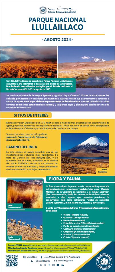 Te invitamos a conocer el Parque Nacional Llullaillaco