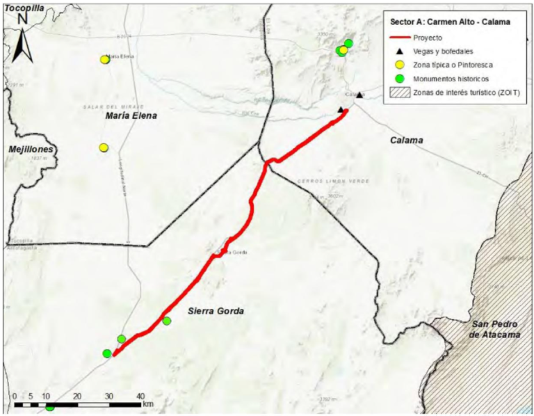 Mañana se escucharán los alegatos de reclamación contra proyecto Rutas del Loa