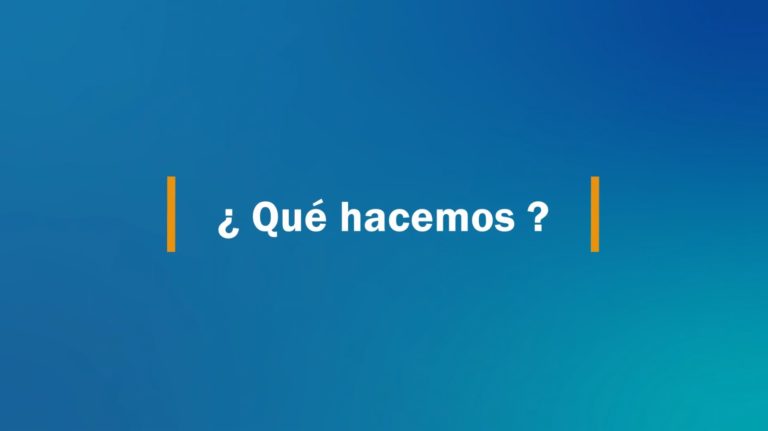 Cápsula 3: ¿Qué hacemos?